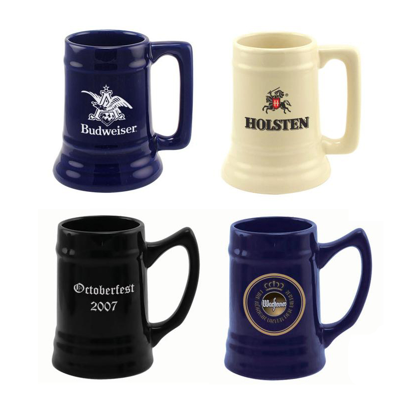 ceramic beer mug
